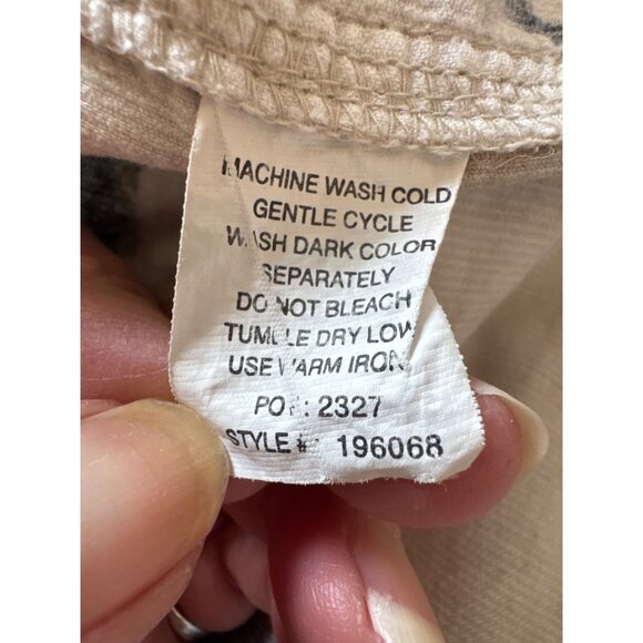 Vtg Bit & Bridle Ladies L Corduroy Shirt Horse Print Button-Up Western Ranch - Picture 4 of 9